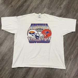 VINTAGE Arizona Gridiron Exchange Shirt Adult 2XL White Football Australia Mens